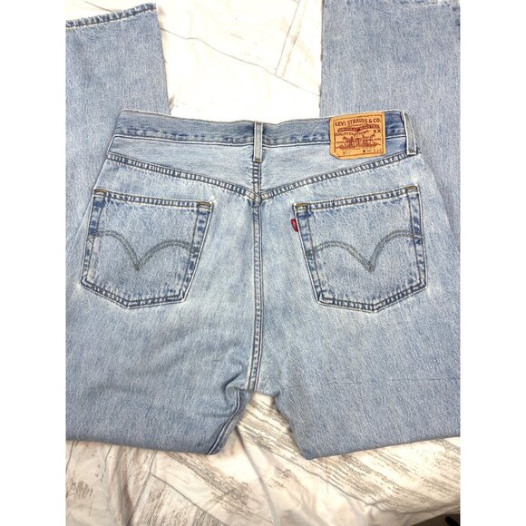 VTG Men's 501xx LEVI's, Button Fly, WPL, light blue Jeans Straight Leg W36/L34 - Picture 5 of 16